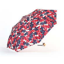 Guarda-chuva barato da cópia feita sob encomenda da flor guarda-chuva brilhante da cor